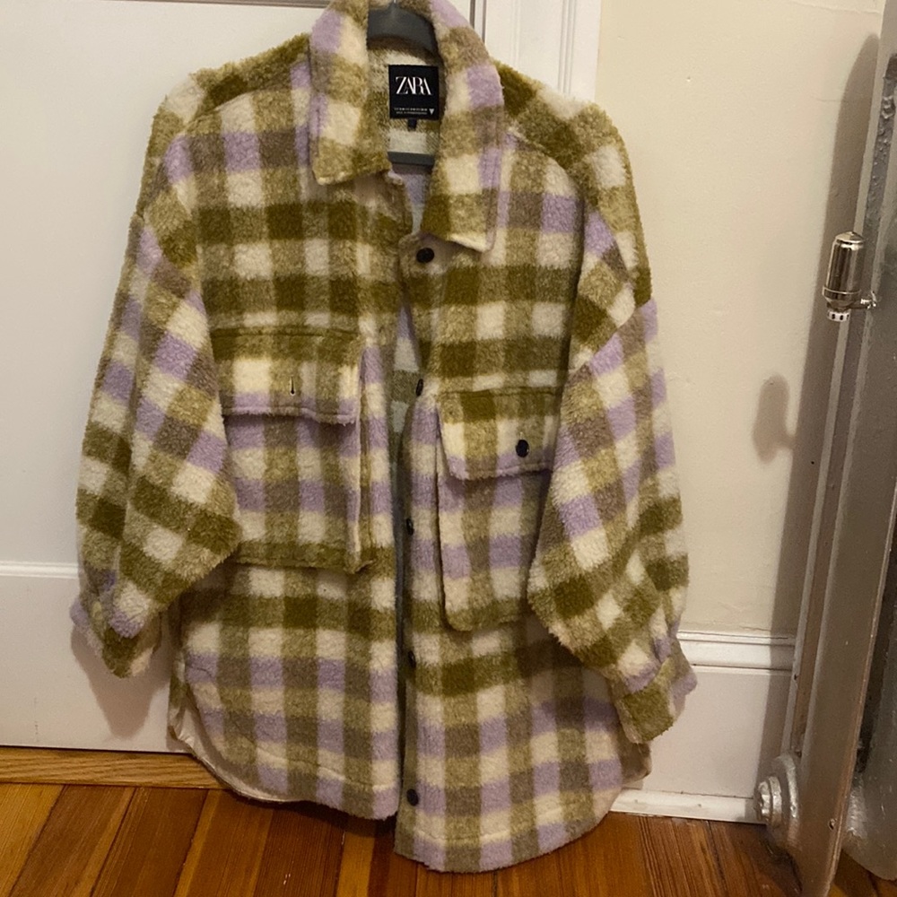 Zara Quilted Shacket . Worn twice. Perfect condition